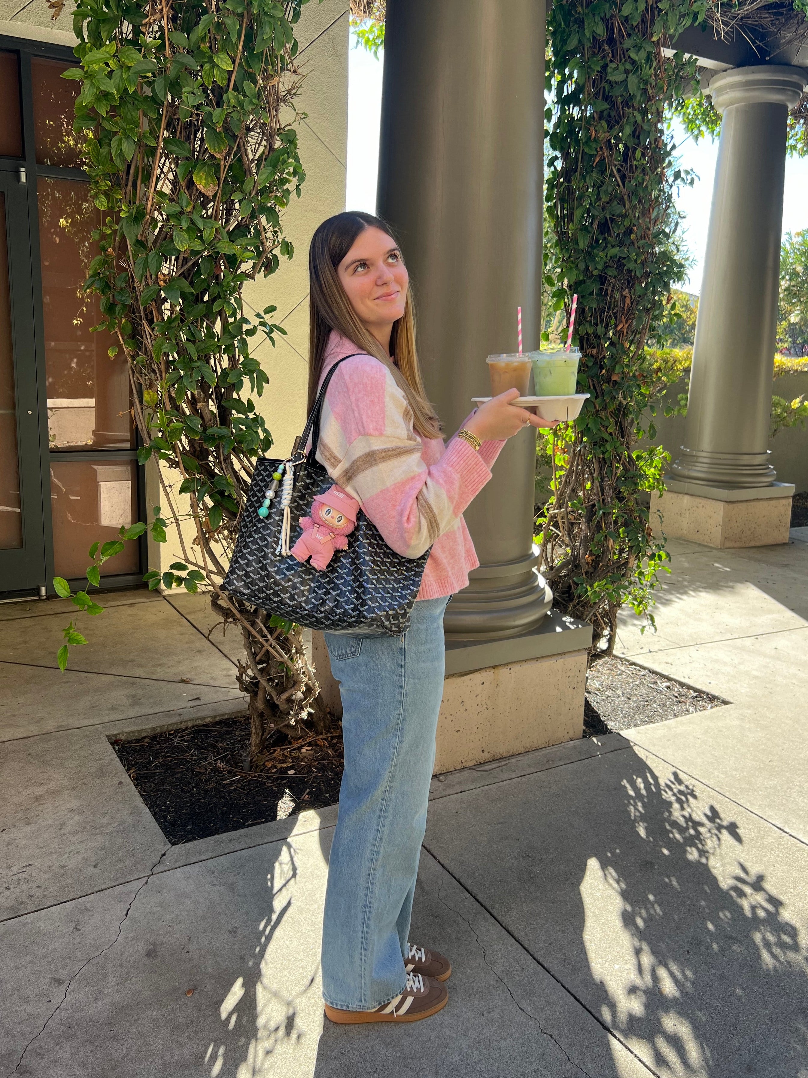 Pink Sugar Striped Rugby Sweater