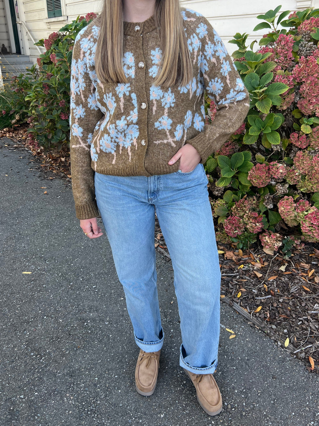 Orchard Bloom Floral Sweater Cardigan